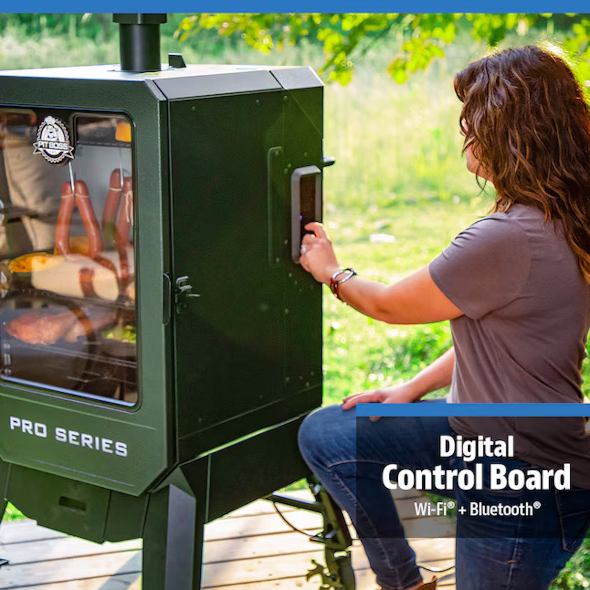 Pit Boss Grills | Pit Boss Pro Series 4-Series Vertical Wood Pellet Smoker + Free Gift