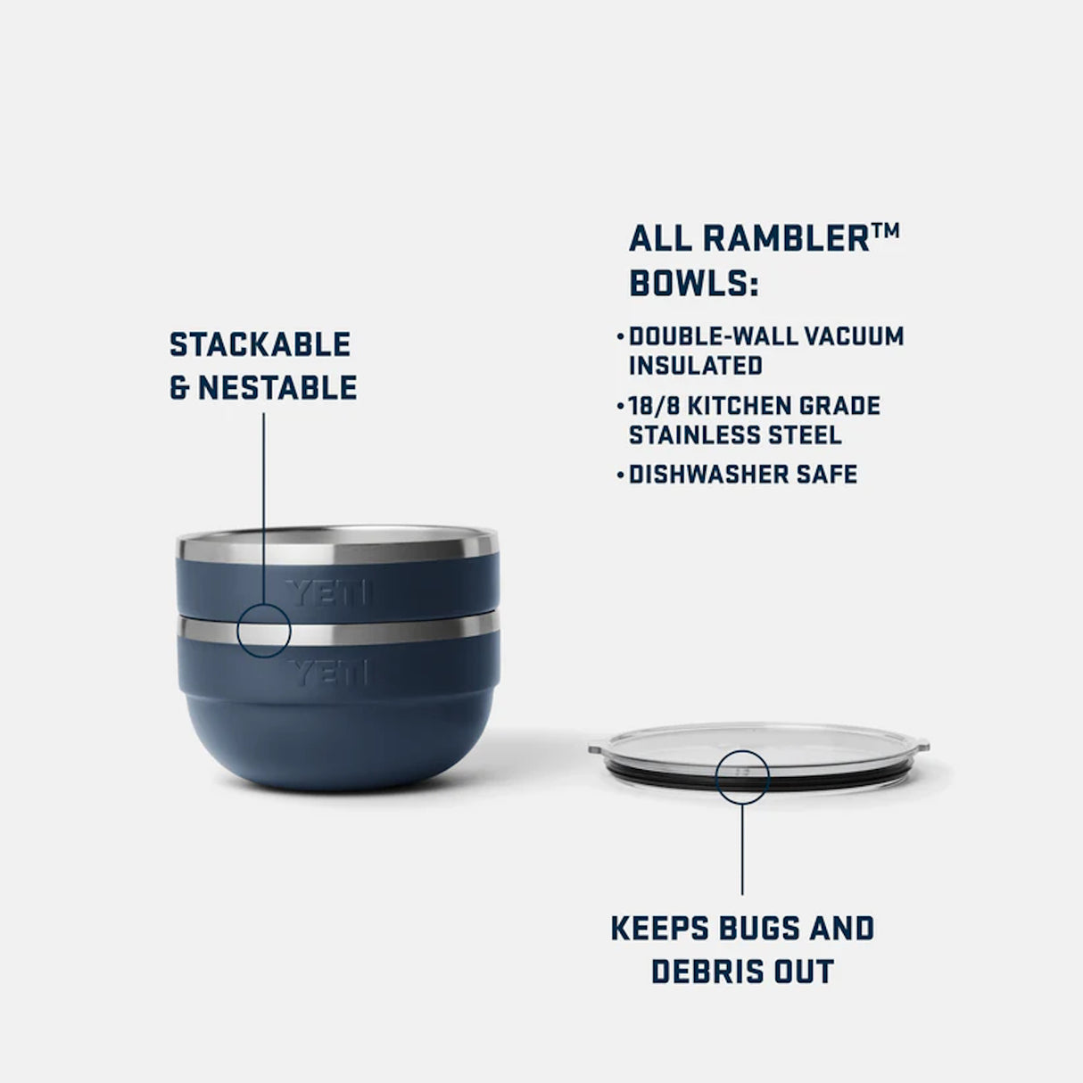 YETI | Rambler™ Insulated Bowl With Lid