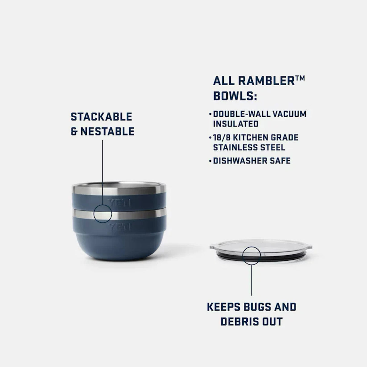 YETI | Rambler™ Insulated Bowl With Lid