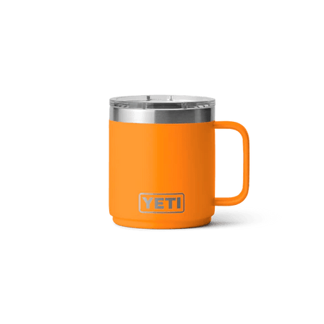 orange YETI Rambler 10oz Mug with Magslider Lid