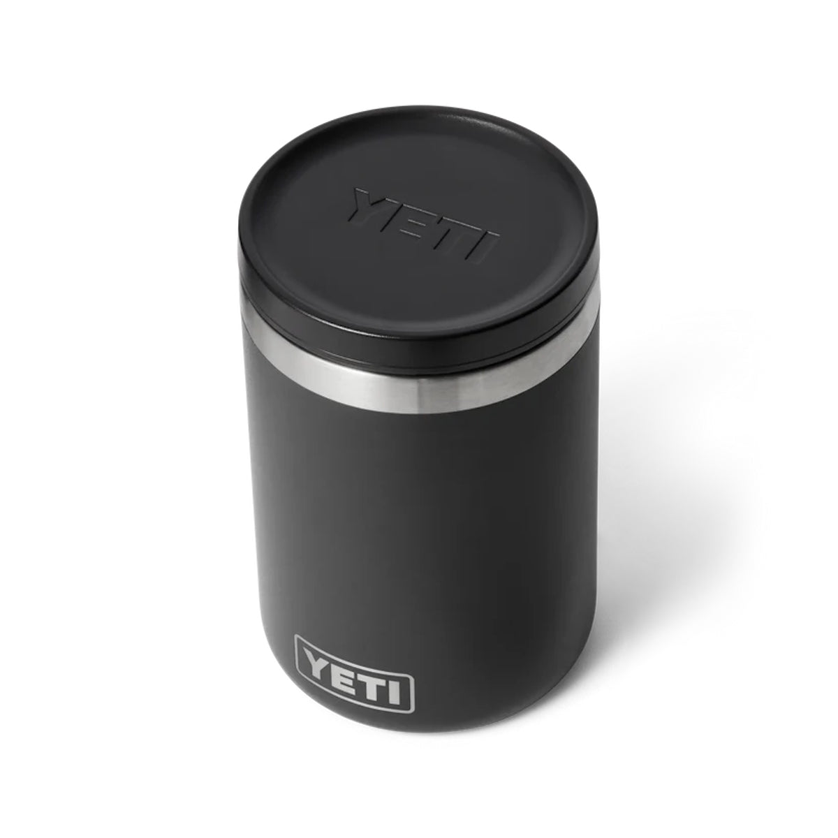 YETI Rambler Food Jar 16 oz Core Colours black jar front top view