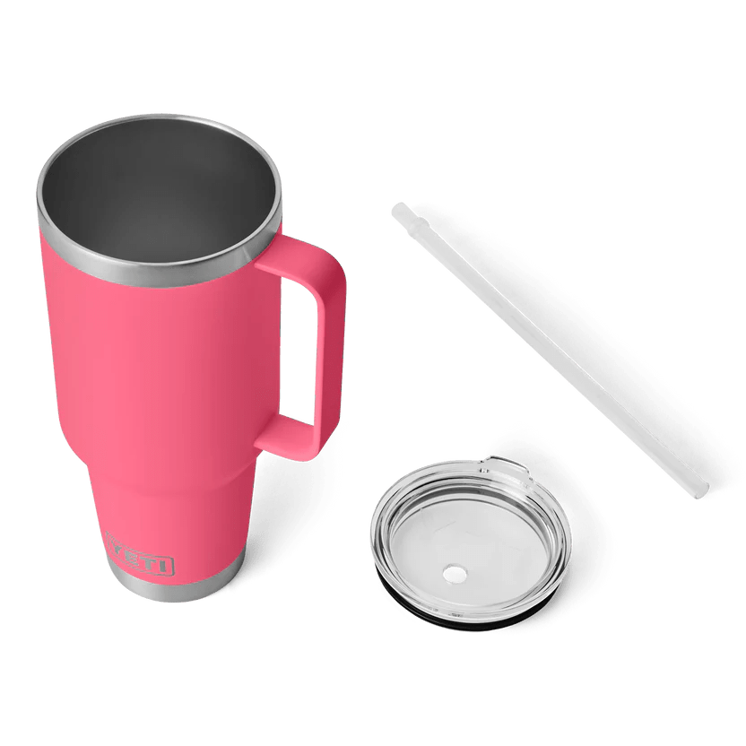 YETI | Rambler® 42 oz Straw Mug With Straw  Lid - Tropical Pink