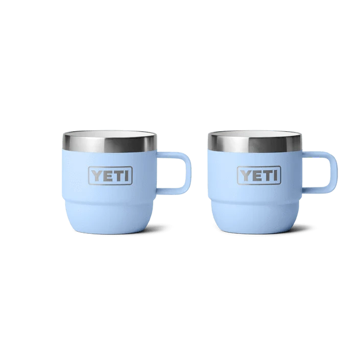 YETI | Rambler 6oz (177 ml) Stackable Mugs - Pack Of Two (Various Colours)