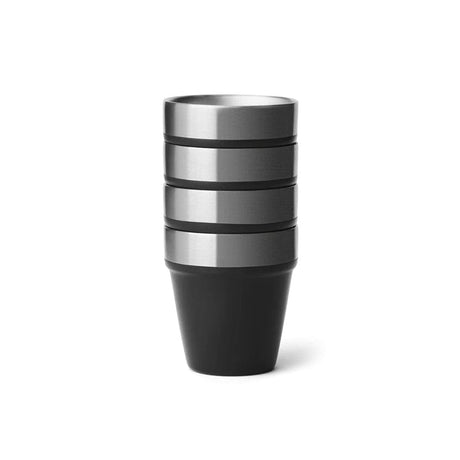 YETI Shot Glasses with Carrying Case stacked together