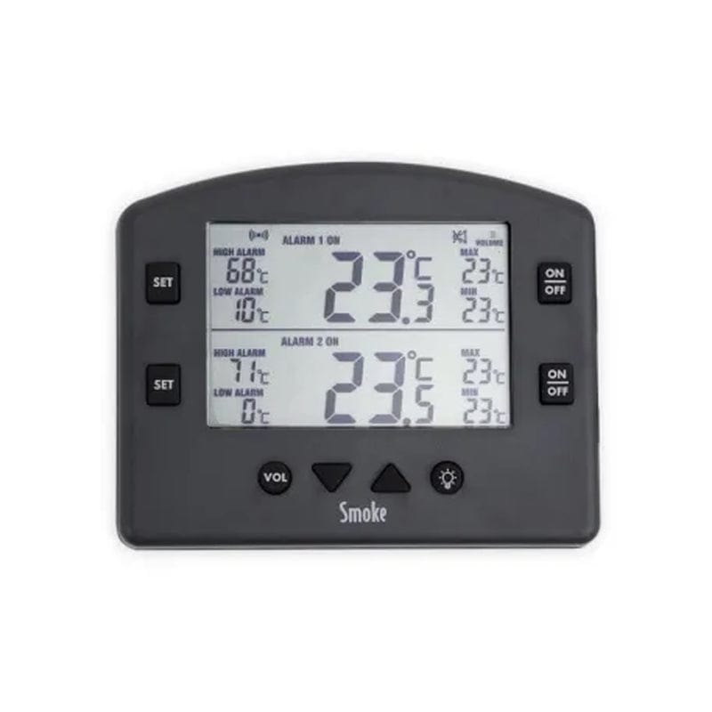 Smoke Wireless Barbecue Thermometer interface display
