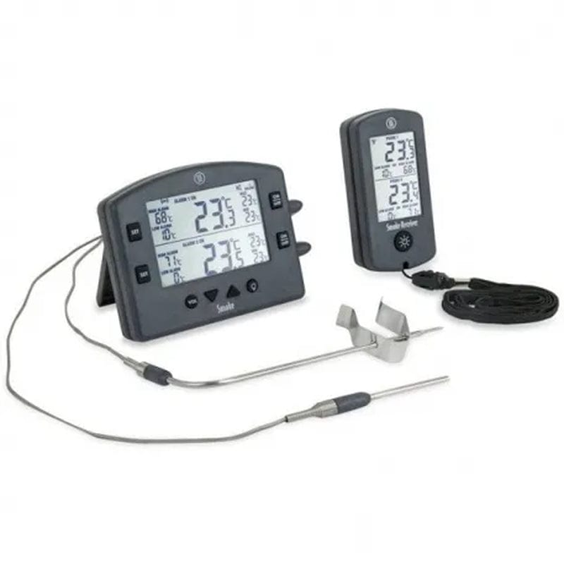 Smoke Wireless Barbecue Thermometer with 2 probes and a Receiver