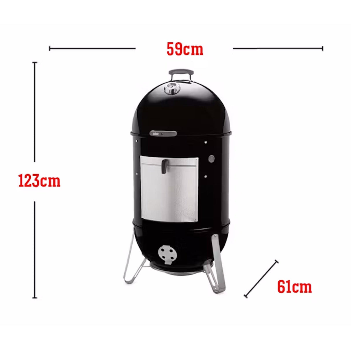 Weber | Smokey Mountain Cooker Smoker 57cm + Free Outdoor Cover