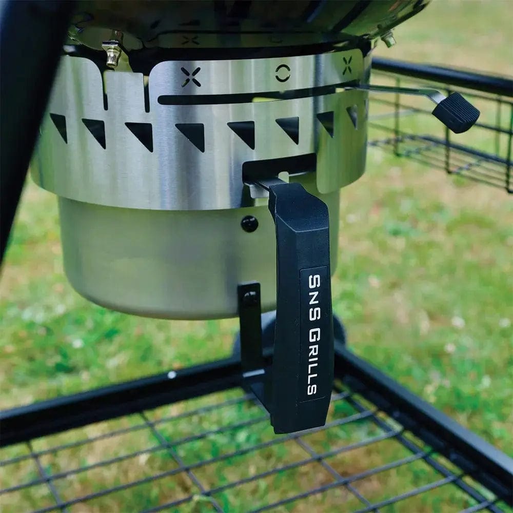 SnS Grills Slow 'N Sear XL – Griglia A Carbonella In Acciaio Inox 430, Per Weber Da 26'' E Bollitori Più Grandi, Serbatoio Acqua Integrato Per Affumicatura Low&Slow