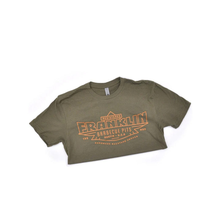 Franklin Barbecue | Army Green Franklin BBQ Pits T-shirt