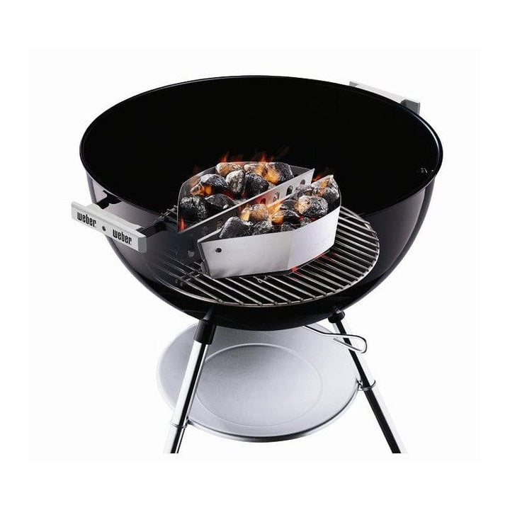 Weber Charcoal Baskets in a grill
