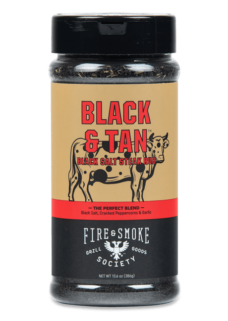 Black and Tan Spice Bottle