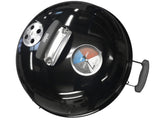 Weber BBQ with ProSmoke Temperature Gauge