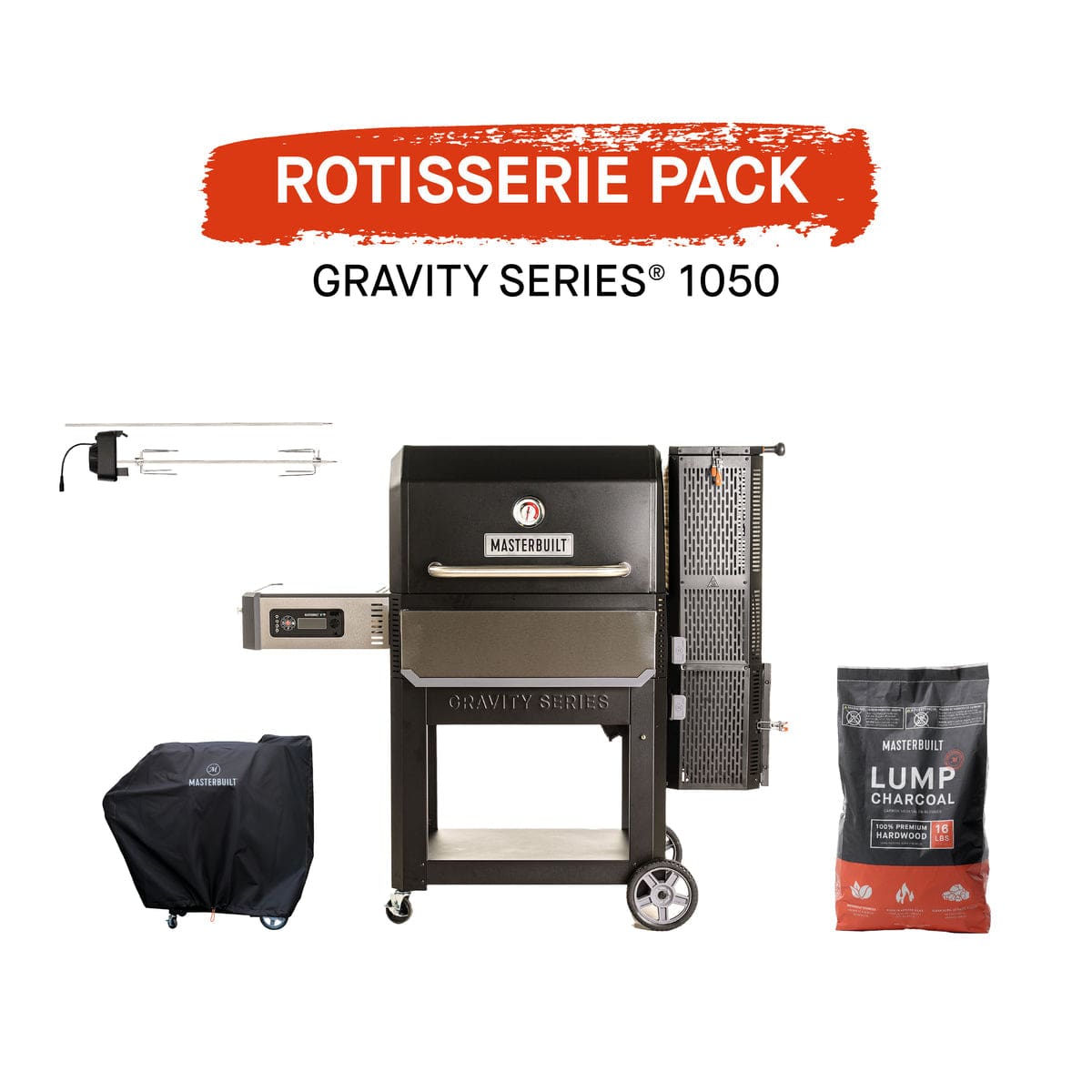 Masterbuilt Gravity Series 1050 Rotisserie pack