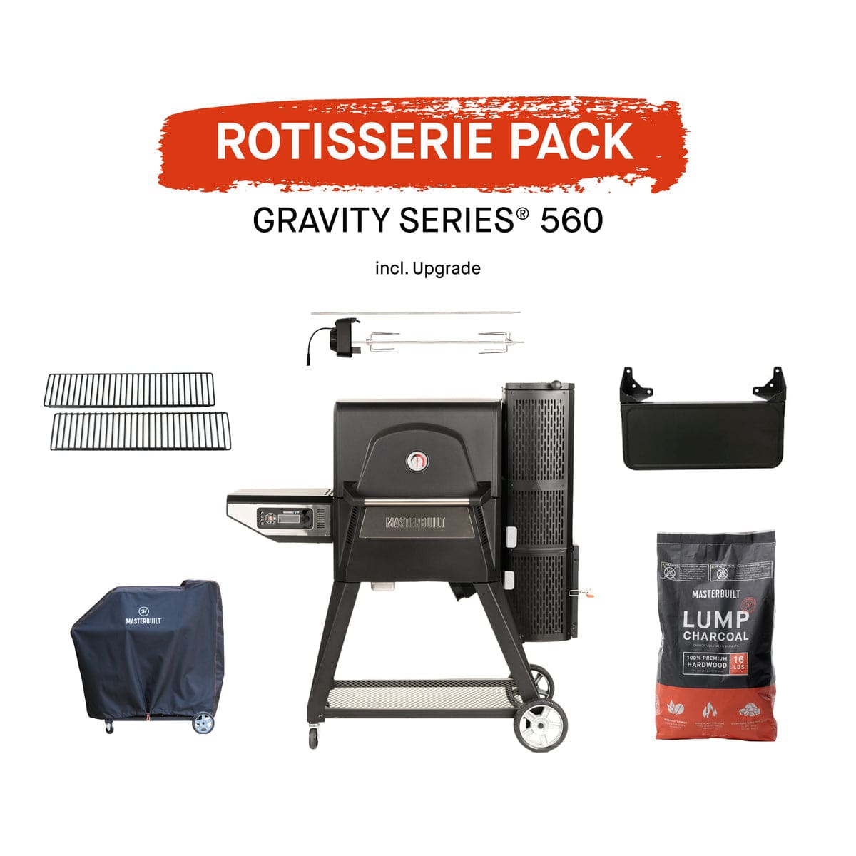 Masterbuilt Gravity Series 560 Rotisserie pack