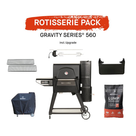 Masterbuilt Gravity Series 560 Rotisserie pack