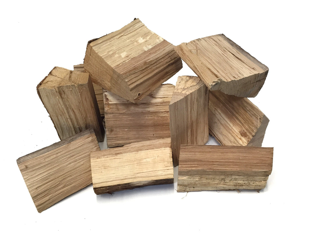 Oak top wood chunks