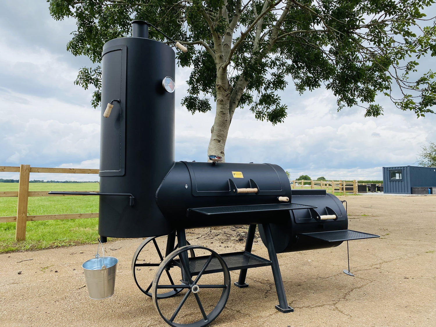 Cactus Jack Offset Smoker Outside 