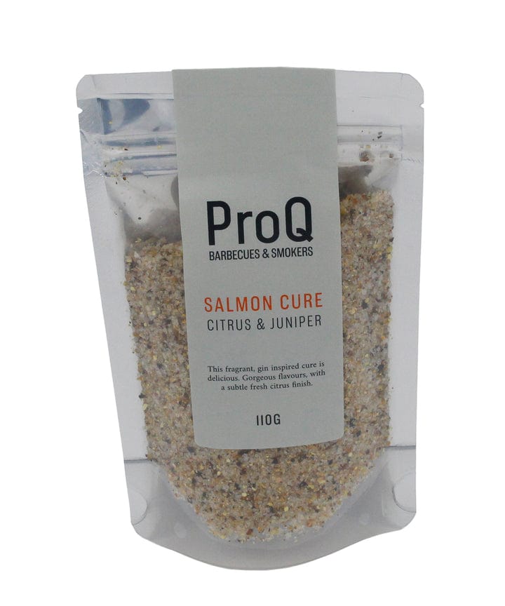 ProQ Salmon Cures citrus and juniper
