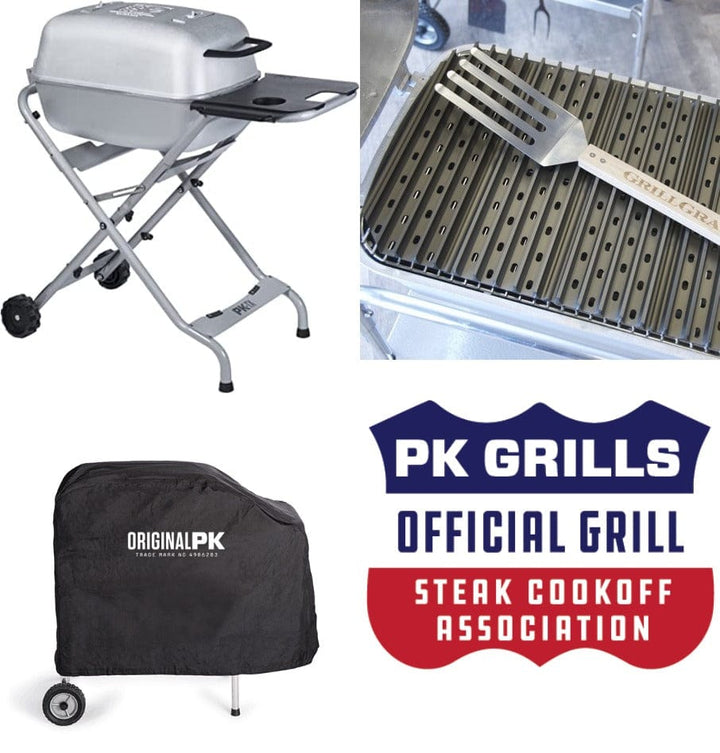 PK Grill PKTX grill and smoker package