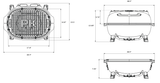 PKGO Portable Grill dimensions