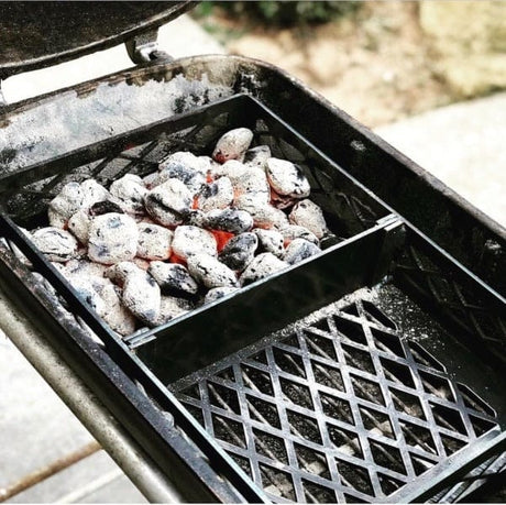 Charcoal Baskets by Burn Shop with charcoal inside