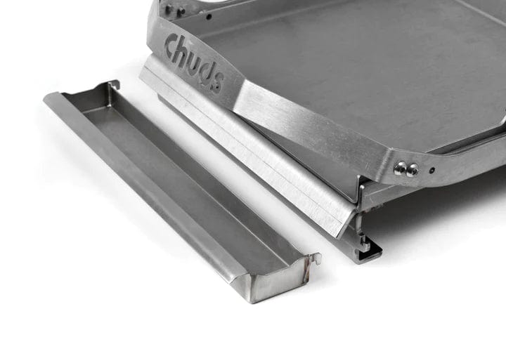 Chud Press Stovetop Food Press removable stainless steel grease tray