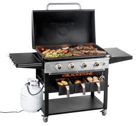 food on Blackstone 36inch Griddle With Air Fryer