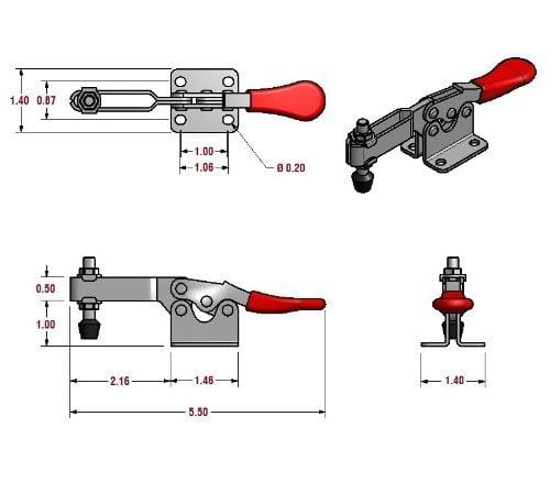 Oklahoma Joe Push Clamp