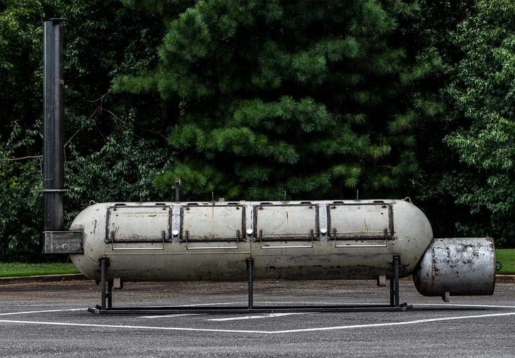 Primitive Pits 1000 Gallon Offset Smoker Pro Smoke BBQ