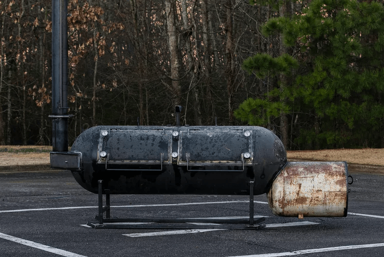 Primitive Pits 500 Gallon Offset Smoker