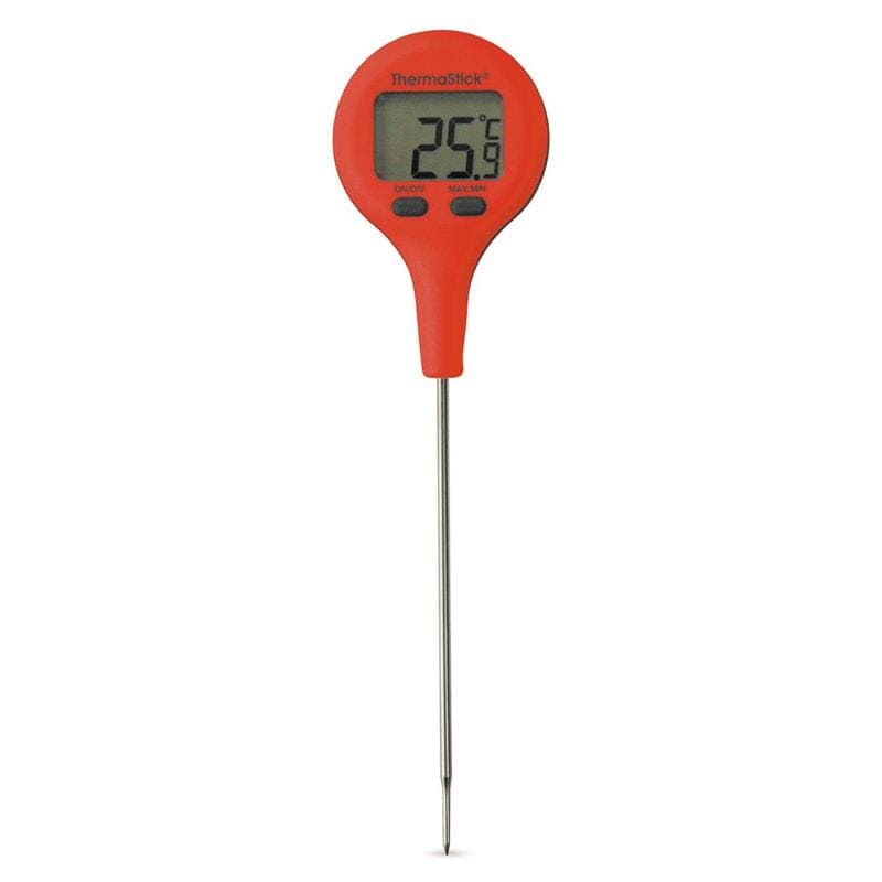 Thermastick Digital Meat Thermometer red